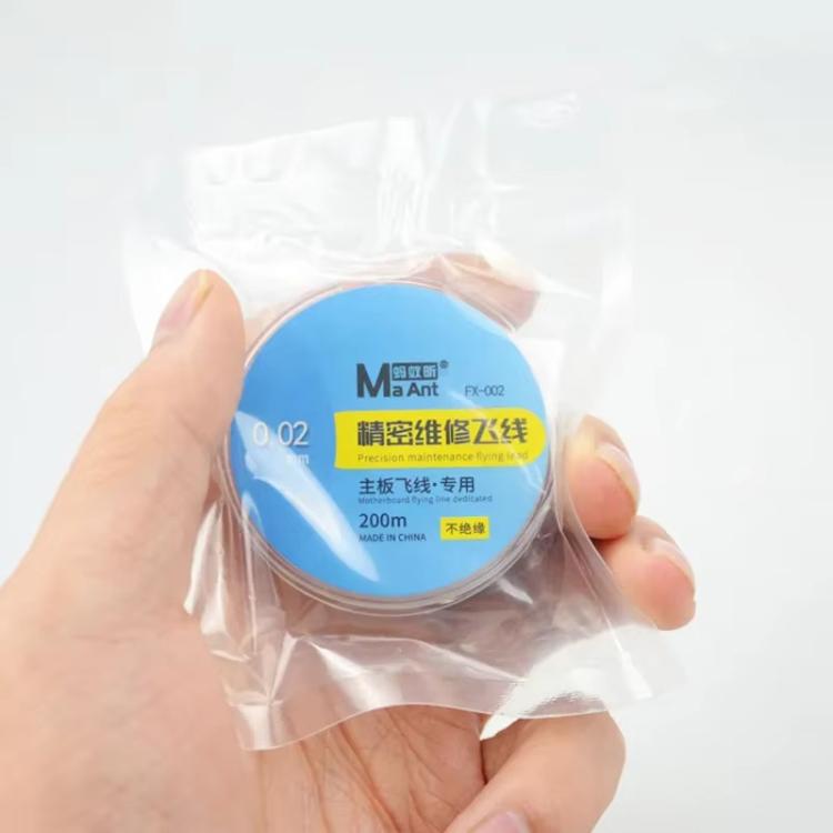 MaAnt FX-002 0.02mm Uninsulated 200m Mobile Phone Motherboard Precision Repair Flying Wire