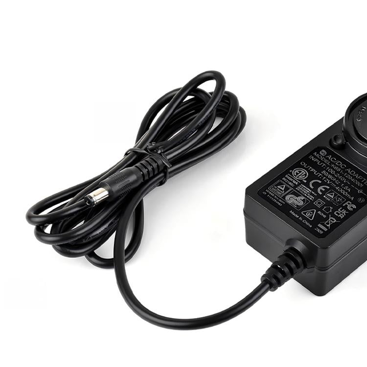 Waveshare 12V / 4A 1.2m Length Cable DC Jack Power Supply Adapter(UK Plug)