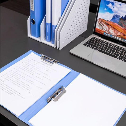 Deli 5302 A4 Lever Arch File Folder with Dual Metal Clips 18mm Spine(5302ES Blue)