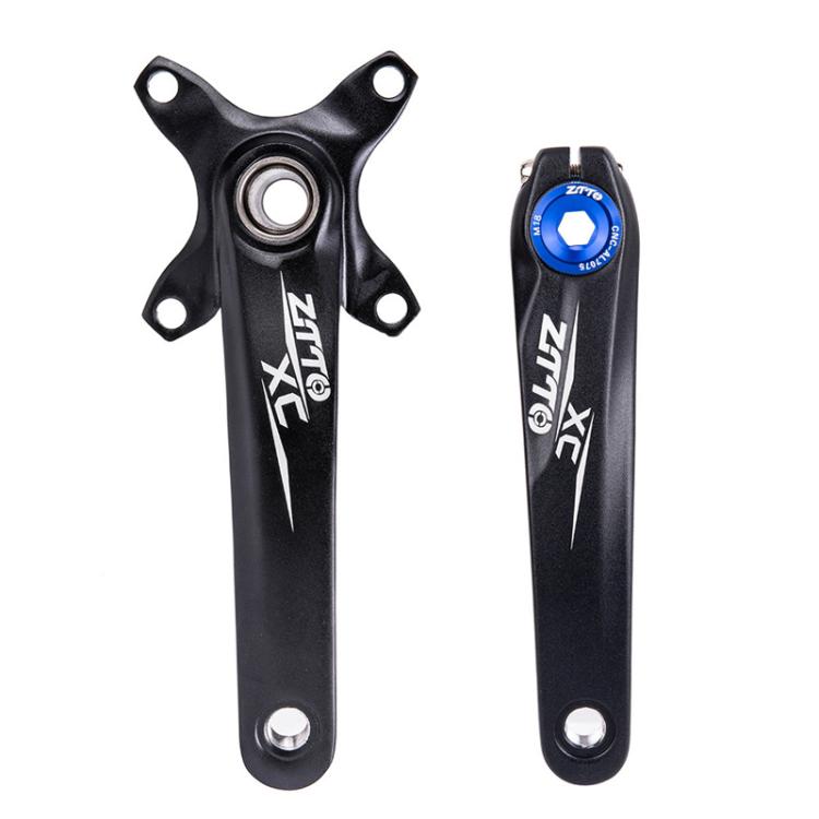 2pcs ZTTO Bicycle Aluminum Alloy Crank Cover Mountain Bike Crank Screws, Style: M19 Black