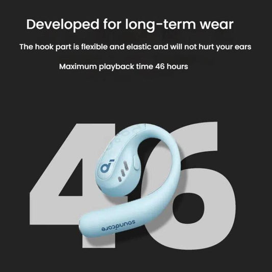 ANKER A3871 Soundcore AeroFit Pro Noise Reduction HD Sound Quality Bone Conduction Wireless Bluetooth Earphones(Black)