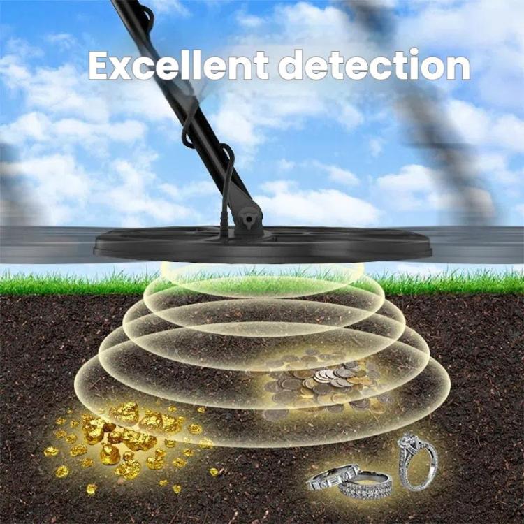 Goint MD6350 Handheld Underground Metal Detector Outdoor Archaeology Waterproof Treasure Hunting Detector(Without Battery)