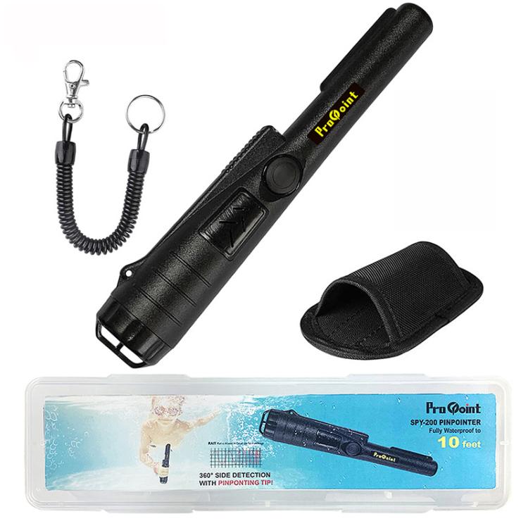 Goint IP67 Waterproof Handheld Metal Detector Outdoor Archaeological Treasure Hunter Security Detector(Black)
