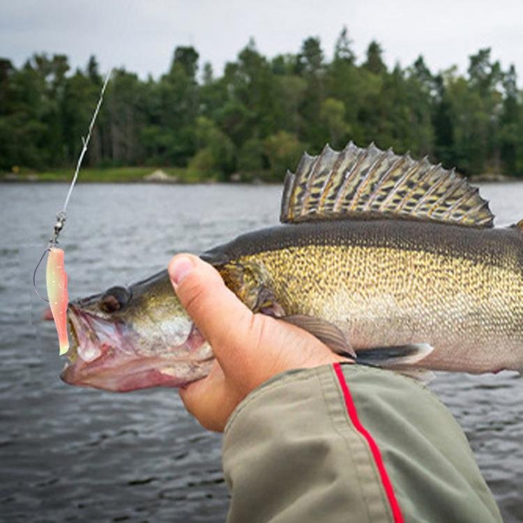 HENGJIA 6pcs / Box Outdoor Fishing Floating Soft Bait 8cm-5g Bionic False Lure, Style: 5#