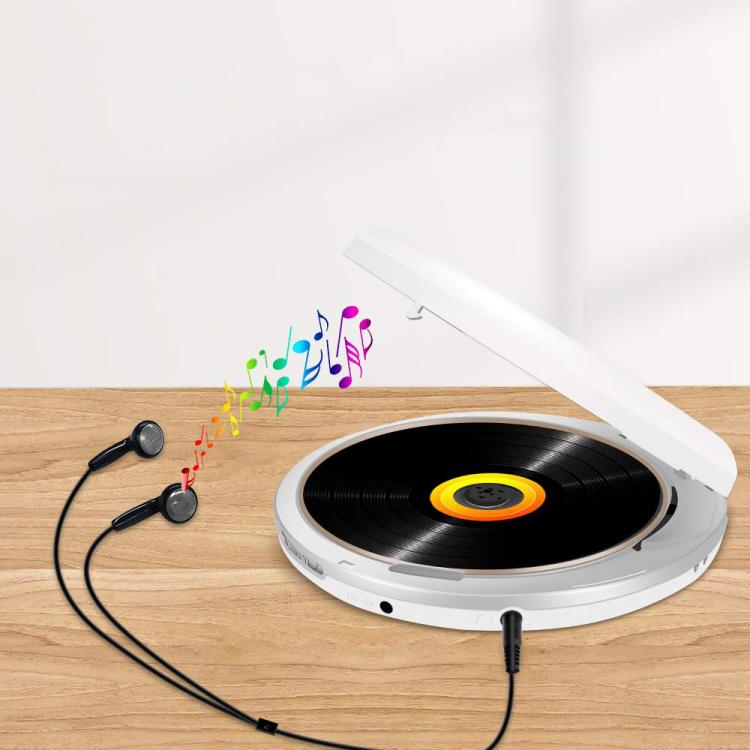 Kecag Mini Portable CD Player Walkman Study and Repeat Retro MP3 Music CD Player(KC-707)