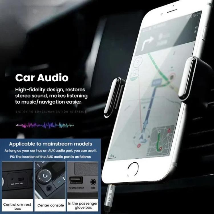 VegGieg Aux Car Audio Cable 3.5mm Male To Male Connection Cable For Phone Computer Stereo Amplifier Earphone, Length: 3m(Braided)