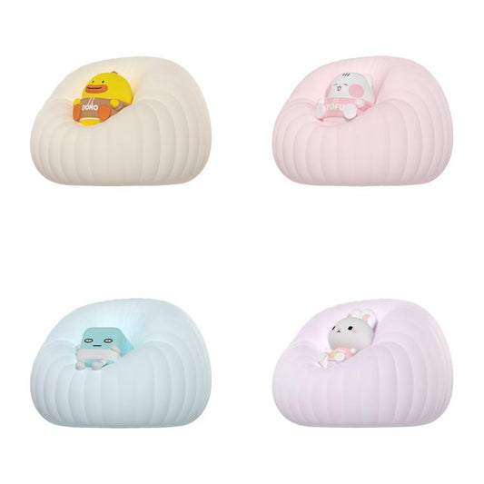 ICARER FAMILY IF-YD01 Cartoon Silicone Night Light Bedroom Bedside Lamp Baby Feeding Lamp(Beige)
