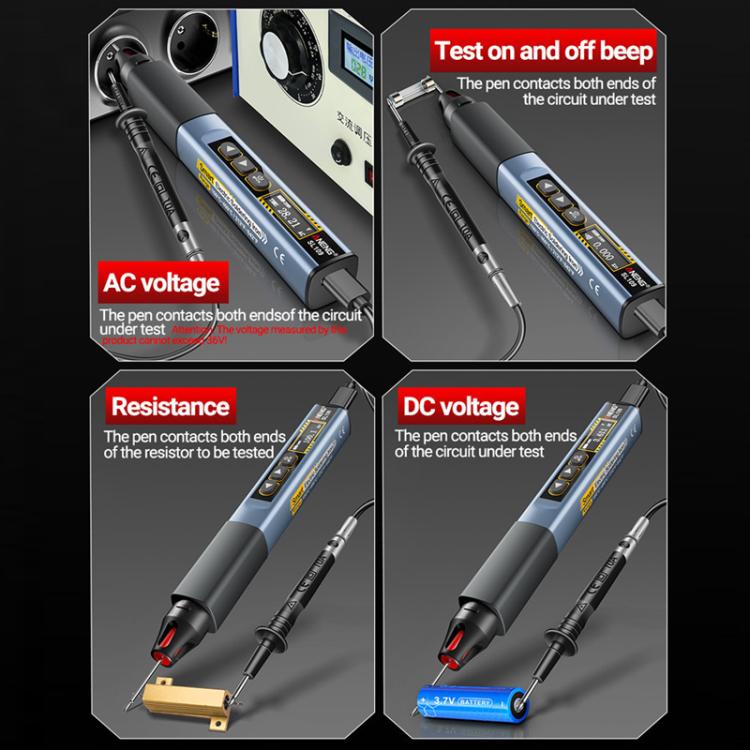 ANENG Portable Internal Heating Soldering Iron With Digital Multimeter(Black)