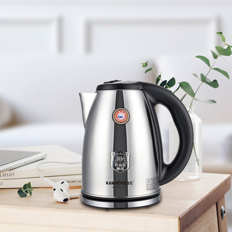 KAMJOVE T-190 Kettle Food Contact 304 Stainless Steel 2L Electric Kettle CN Plug(T-190 2L)