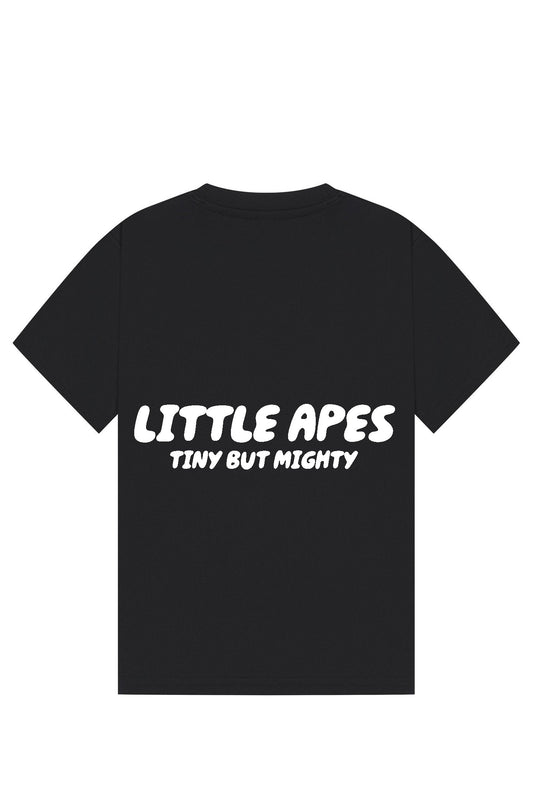 Little Apes Tiny But Mighty Tee - Black