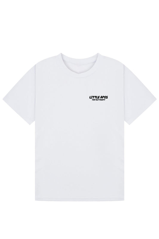 Little Apes Tiny But Mighty Tee - White