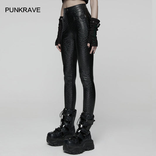 Punk Rave Ravenna Leggings – Black Prism Finish