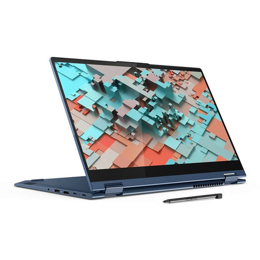 Ordinateur portable Lenovo ThinkBook 14s Yoga 1JCD, 14 pouces, 16 Go+512 Go, Windows 10 Professional Edition, Intel Core i5-1135G7 Quad Core jusqu'à 4,2 GHz, Prend en charge le Wi-Fi 6, le Bluetooth et le HDMI, prise US (bleu)