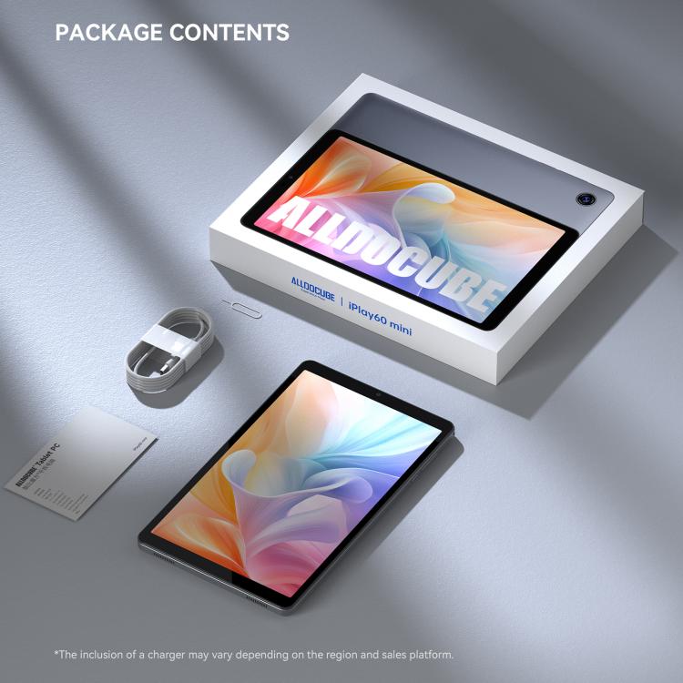 ALLDOCUBE iPlay 60 mini 4G LTE Tablet PC, 4GB+64GB, 8.68 inch Android 15 Unisoc T606 Octa Core Support Dual SIM (Grey)