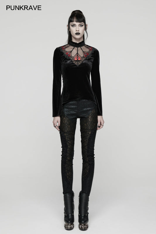 Punk Rave Belladonna Demon’s Hand Velvet T-Shirt