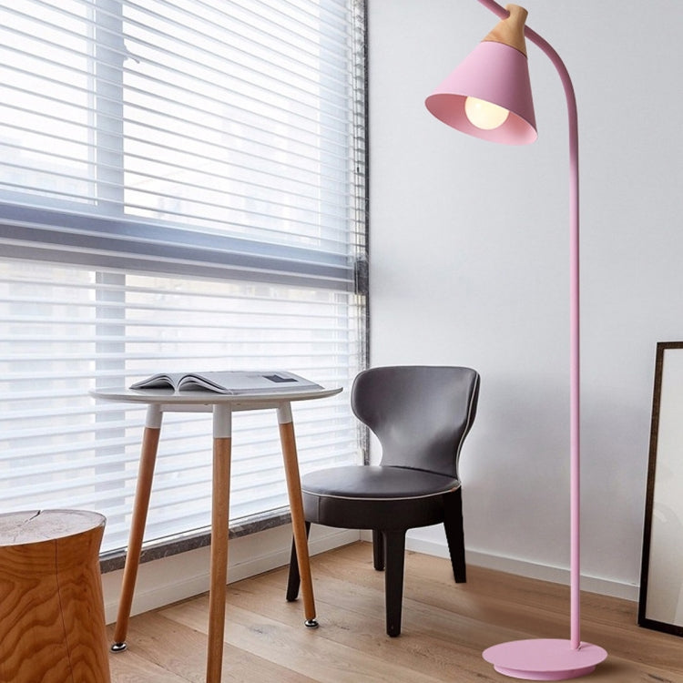 Macaron floor lamp vertical table lamp (Pink)