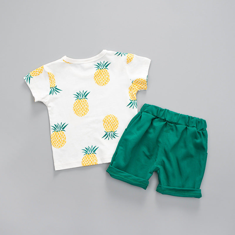Kids Shorts Two-piece Suit