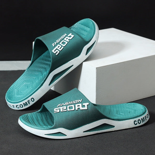 Men's Thick-soled Basketball Fashion Slippers