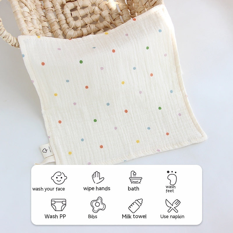 Baby Four-Layer Gauze Towel - Floral Print