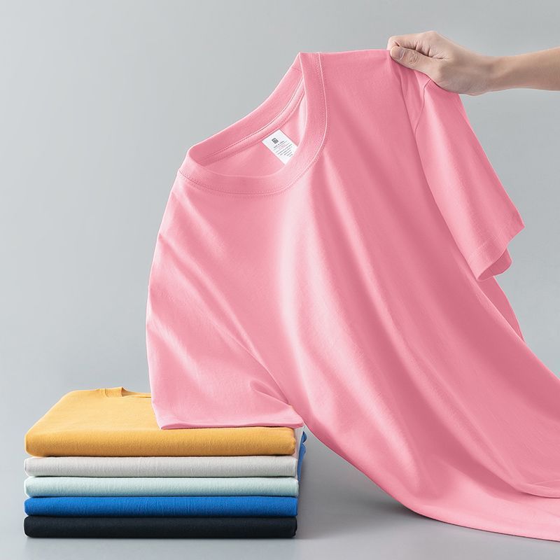 T-shirt pur coton manches courtes