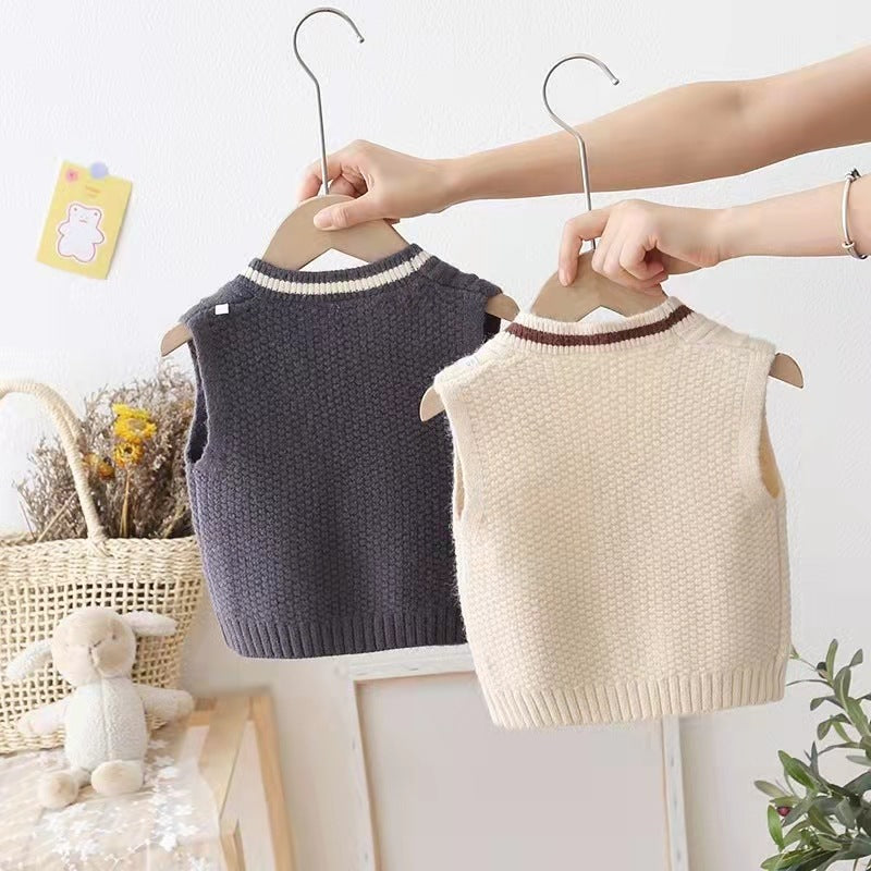 Baby Sweater Vest Outwear - Stuffs & Savers