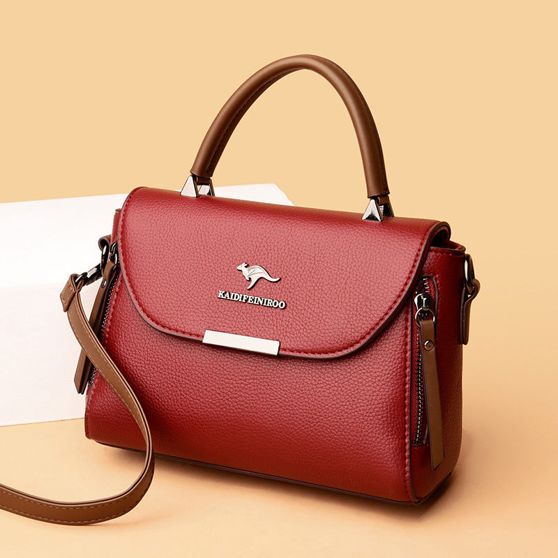 Women's PU Leather Crossbody Tote
