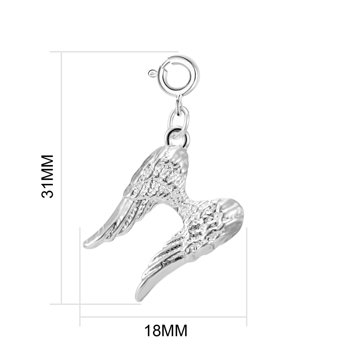 Angel Wings Charm