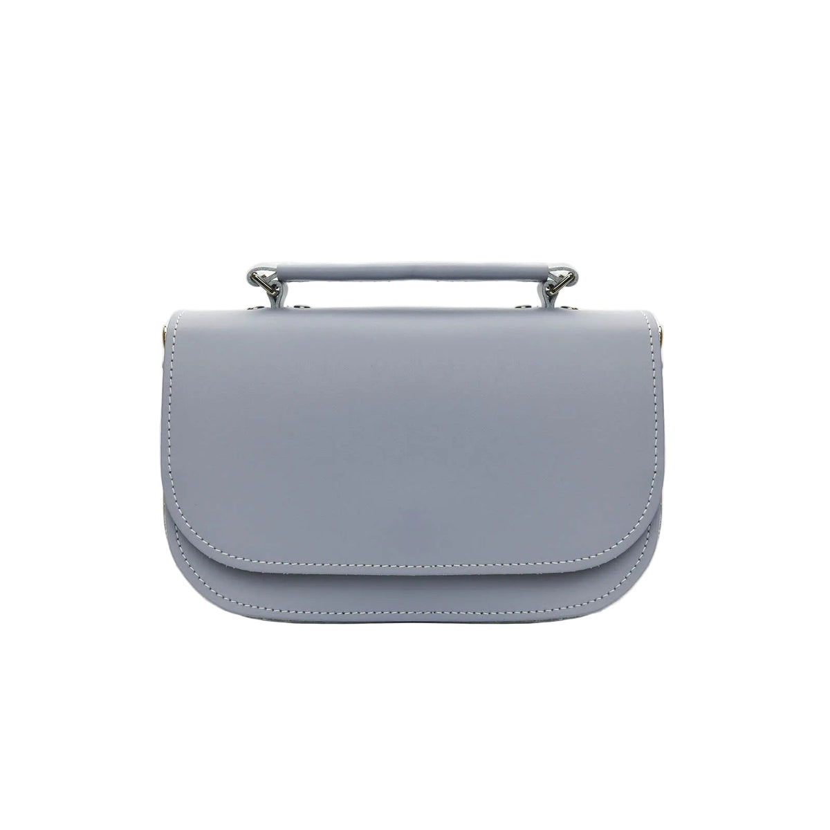 Sac en cuir fait main Aura - Gris lilas