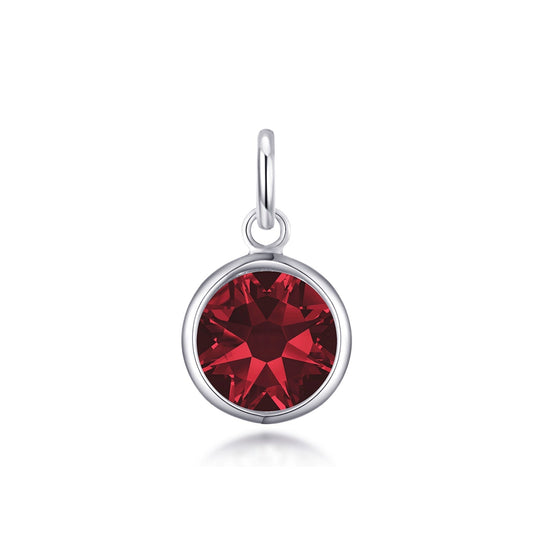 Birthstone Necklace Charms Created with Zircondia® Crystals