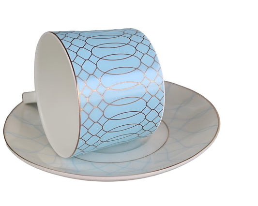 Azure Royale Imperial Bone China Tea Set