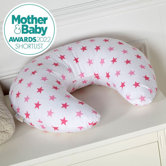 Breast Feeding Nursing Pillow - Little Pink Star (COVER ONLY)