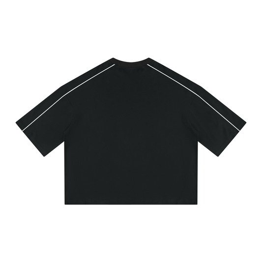 Unisex Heavyweight Boxy Piping T-Shirt
