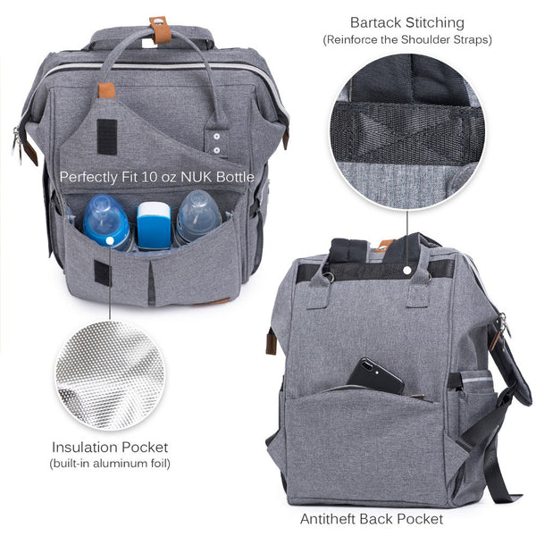 Waterproof Multifunctional Backpack - Baby Diaper Bag