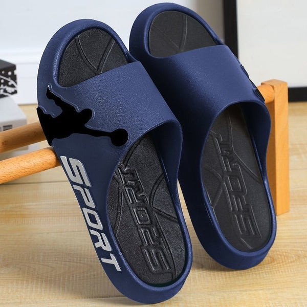Men's Thick-soled Basketball Fashion Slippers