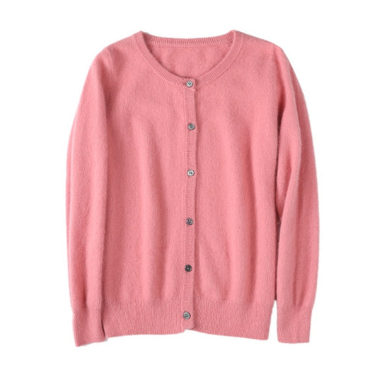 Mink Fur Cardigan Sweater Coat