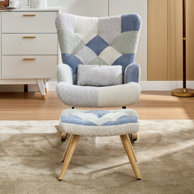 Relaxing Recliner Chair With Solid Wood Legs