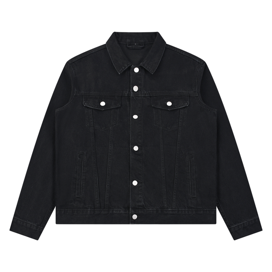 Unisex Vintage Wash Denim Jacket 440GSM