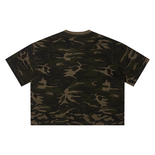 Waran Unisex Camo Boxy T-Shirt