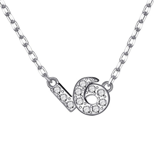 Capricorn Zodiac Star Sign Necklace Created with Zircondia® Crystals