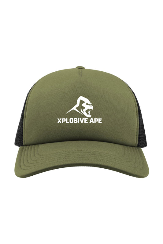 XAPE Essential Trucker Cap - Olive/Black