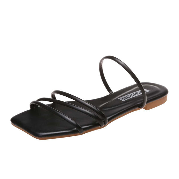 Thin Strap Minimalist Slippers - Stuffs & Savers