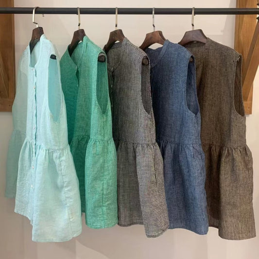 Women's Bandage Stitching Sleeveless Vest