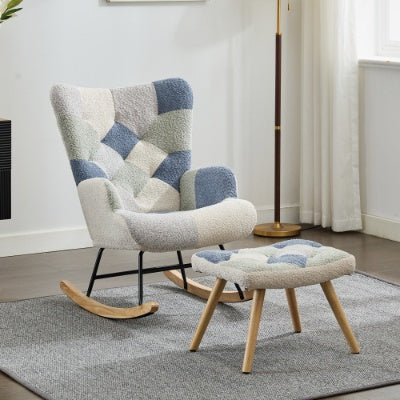 Relaxing Recliner Chair With Solid Wood Legs