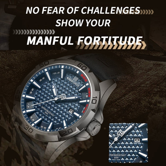 NAVIFORCE Quartz Watches Leather