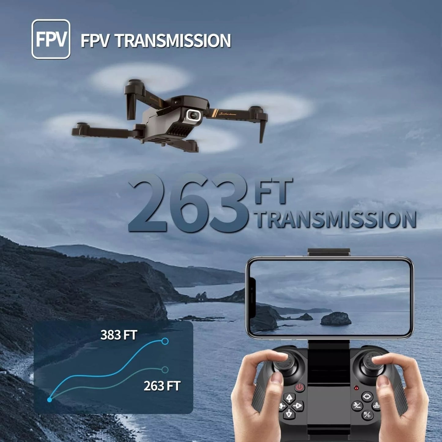 UK 4DRC V4 Foldable Mini Drone