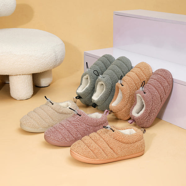 Linear Cotton Shoes Thickened Warm Non-slip - Stuffs & Savers