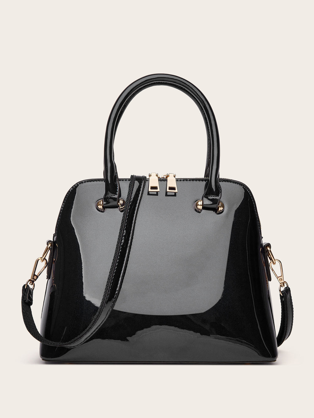 Women's PU Leather Shiny Tote Bag