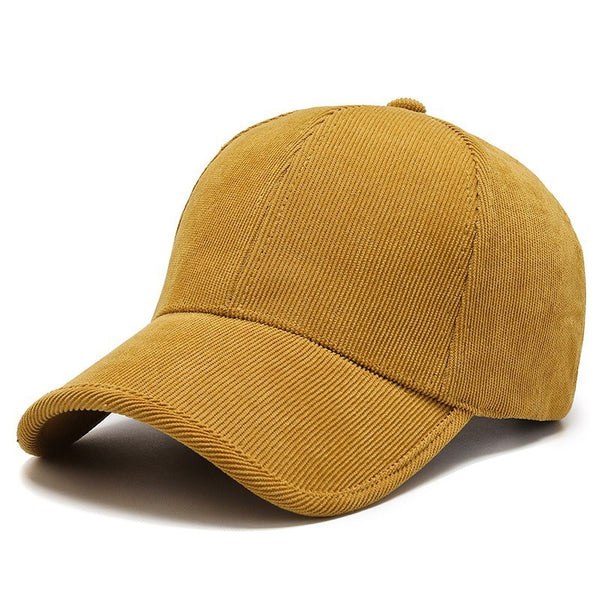 Corduroy Color Baseball Cap