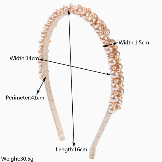 Hand Winding Pearl Headband