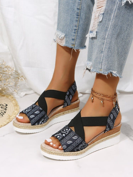 Women Ankle-strap Buckle Sandals